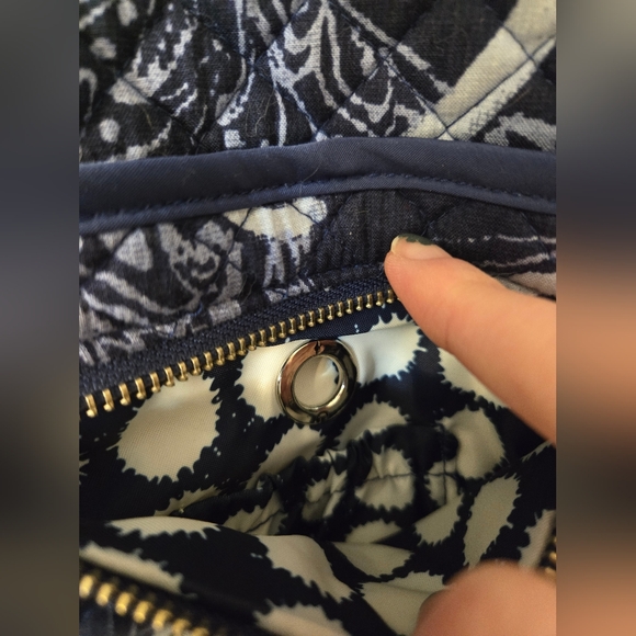 Vera Bradley Indigo Tote Bag - Picture 3 of 10